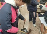 绍兴中专期末大扫除，校园焕新迎假期